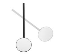 MAGICLULU 2pcs Portable Makeup Mirror Round Eyelash Extension Mirror Magnifying Eyelash Checking Tools Inspection for Tech Salon Makeup Beauty Care