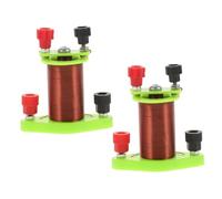 MAGICLULU 2pcs Primary and Secondary Induction Coil Set for Electromagnetic Experiments Physics Teaching Tool for Accurate Measurement School Science Kits for Teenagers and Demonstrations