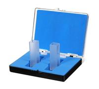 MAGICLULU 2pcs Quartz Cuvette Path for Spectrophotometer Laboratory Analysis Accurate Dna Rna Protein Quantitation Transparent Sample Holder