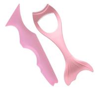 MAGICLULU 2pcs Reusable Eyeliner Stencil Silicone Mascara Applicator Beauty Ruler Eyeshadow Stencil Guide Tool Sturdy Long Time Use for Women Eye Makeup Application