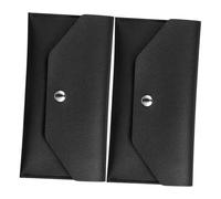 MAGICLULU 2pcs Reusable PU Leather Budget Envelope Wallet for Women Secure Cash Storage Pouch for Financial Planning Lightweight Money Organizer for Travel Shopping and Daily Use