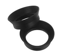 MAGICLULU 2pcs Rubber Eyepiece Covers Sturdy Microscope Eye Shields for Enhanced Image Contrast Quick Installation Compatible with Various Models for Labs and Educational Use