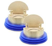 MAGICLULU 2Pcs Shower Drain Backflow Preventer - Copper Alloy Non-Return Drain Valve, Anti-Odour One-Way Floor Insert for Bathroom, Kitchen, Sink & Shower Trap - Universal Fit