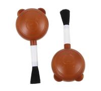 MAGICLULU 2pcs Small Air Blower Bulb Pump with Soft Bristle Brush for Sensor Cleaning Kit Camera Lenses Keyboards and Electronics Dust Removal Plastic Design