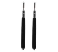 MAGICLULU 2pcs Stainless Steel Classroom Pointer Stick with Non-reflective Tip Telescopic Extendable Teachers Pointer for Whiteboard Presentation and Touch Screen Use
