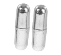 MAGICLULU 2pcs Stainless Steel Magnetic Stirrer Bars Lab Magnetic Stirrer Accessories for Automatic Mixing in Coffee Tea Cups Quiet Portable Metal Rods