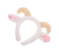 MAGICLULU 2pcs Stylish Headband Sheep Horn and Cute Lamb Ears Design for Animal Cosplay Costume Party Accessories for Animal Theme Events