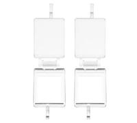 MAGICLULU 2pcs Toggle Switch Protection Covers with Adhesive, Plastic Rocker Button Covers with Flipping Design to Protect Switches from Damage, Easy to Install for Industrial Use
