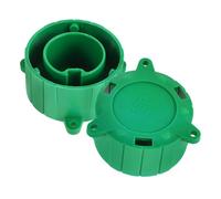 MAGICLULU 2pcs Trailer Connector Protective Cover Plastic Cap 13 Pin Alignment Wide Compatibility Prevents Debris and Humidity for Car Trailer Connectors