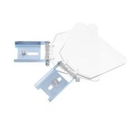 MAGICLULU 2pcs Transparent Eye Shield for Bench Grinder Protective Splash Guard Replacement Parts for Metalworking Scratch-Resistant Safety Cover with Clear Vision and Easy Installation