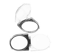 MAGICLULU 2Pcs Transparent Plastic Switch Cover Protector for Push Button Dustproof Power Button Safety Shield for PC Elevator Dishwasher Washing Machine Prevention of Accidental Shutdown
