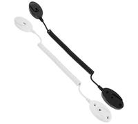 MAGICLULU 2pcs Universal Anti-lost Remote Control Holder with Retractable Wire Rope and Adhesive Plastic Hook for Stable Hold on Remote Controls and Tablets on Glass or Tiles Surfaces
