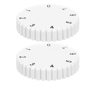 MAGICLULU 2pcs Universal Fridge Thermostat Control Knob Replacement for Freezer Temperature Control, Plastic Material with Integrated Thermostat, Easy to Replace, Suitable