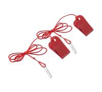 MAGICLULU 2pcs Universal Treadmill Safety Key Replacement with High Sensitivity and Instant Response, Cylindrical Abs Emergency Stop Switch Insert for Home Gym Exercising Equipment