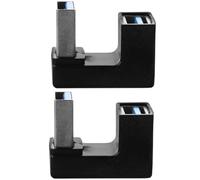 MAGICLULU 2pcs USB Right Angle Adapter Upward Bending Male to Female Coupler for Laptops Notebooks Data Transfer Charging 10gbps Blue