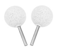 MAGICLULU 2PCS Vacuum Tire Coral Grinding Head Set with Advanced Abrasive Material for Efficient Tire Repair and Buffing Powerful Rotary Wheel Grinder and Patch Preparation