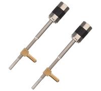 MAGICLULU 2Pcs Violin Bow Frog Screws Replacement for 4/4 and 3/4 Size Bows for Student and Professional Use