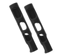 MAGICLULU 2pcs Violin Bow Grip Corrector Rubber Posture Tool for Violins Teaching Aid Accessory with Black Design Finger Protection and Bowing Technique Improvement for Beginners