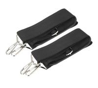 MAGICLULU 2pcs Violin Case Shoulder Straps Adjustable Black Canvas Material with Firm Metal Buckle Dirt Resistant for Outdoor Performance Instrument Case