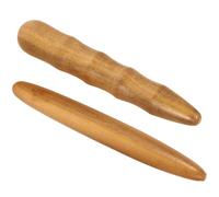 MAGICLULU 2pcs Wooden Massage Tools Foot Massage Stick Easy to Hold Retro Traditional Shape Natural Wood for Relaxation After A Long Walk and Watching Tv