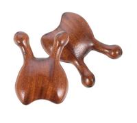 MAGICLULU 2pcs Wooden Nose Scraper Face Massager Easy to Carry Relieving Tension Reflexology Tool for Family and Lovers