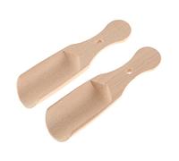 MAGICLULU 2pcs Wooden Spoon Salt Spoon Small Salt Shovel Tea Scoop Teaware Accessories for Coffee Sugar Spices Kitchen
