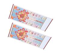 MAGICLULU 2pcs Year Horse Wall Calendar Traditional Chinese Scroll Calendar Feng Shui Schedule Poster for Lunar Year Home Living Decorations