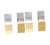 MAGICLULU 2sets Density Cube Block Elements for Physical Experiments Accurate Measurement of Different Material Densities Design for Educational Use 4pcs*2