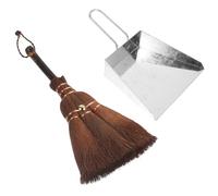 MAGICLULU 2sets Dustpan and Household Whisk Broom for Professional Dustpan Set Multi-Function Dust Pan Pet Litter Accessory for Floor Cleaning