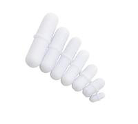 MAGICLULU 2sets Ptfe Magnetic Stir Bars for Laboratory Mixing Stirring Rods for Chemistry Biology Research for Home Brewing Experiments 7pcs*2