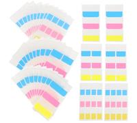 MAGICLULU 3 Sets Writable Page Marker Pet Stickers with Colorful Page Tabs Unique Design Self-Adhesive for Bookmark to Record Reading Progress and Office Use