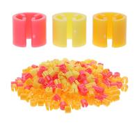 MAGICLULU 300pcs Clothes Size Circle Clothing Size Markers Round Button Plastic Blank Design Keep Separated for Customers in Store and Closet