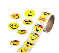 MAGICLULU 300pcs Face Circle Stickers Adhesive Stickers for Boy Girl Smile Face Paste for Crafts Labels for School Rewards Happy for Scrapbooking