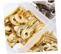 MAGICLULU 300pcs Picture Frame Corner Fasteners with Screws Metal Rotating Backing Clips for Hanging Photos Posters Drawings Gold Silver Black Assortment for Easy Angle and Quick