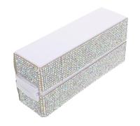 MAGICLULU 30holes Nail Tool Storage Box Portable Rhinestone Case Box Nail Drill Holder Stand for Manicure Tools Art