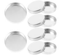 MAGICLULU 30pcs Eyeshadow Sub Containers Empty Makeup Tray 26mm Portable Sl luminum for Women Makeup Collection DIY Eye Shadow