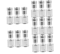 MAGICLULU 30pcs Microwave Cover Magnetic Microwave Cover Silver Replacement Magnetron Caps for Oven
