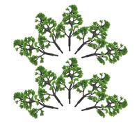 MAGICLULU 30pcs Mini Fake Plastic Tree Fake Trees Model Dollhouse Miniature Tree Mini Artificial Tree Model for Diorama Simulated Landscape Tiny