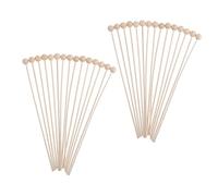 MAGICLULU 30pcs Rattan Wood Diffuser Sticks for Aroma Fragrance Essential Oil Replacement Wands for Home Decor for Living Room Bedroom and Office