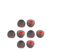 MAGICLULU 30pcs Red Silicone Earphone Tips Earbuds Replacement Soft Elastic Noise Cancelling Earbud Caps Comfortable Fit for Sports and Outdoors