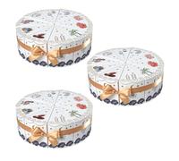 MAGICLULU 30pcs Triangle Paper Cake Boxes for Eid Mubarak Party Favors, Ramadan Candy Packaging, Wedding Favor Boxes for Middle Eastern Celebrations