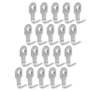 MAGICLULU 30sets Mini Stainless Steel Clothes Hook with U Shaped Structure and Rounded Edges, Reliable Support for Towels and Clothes, Smooth Surface Metal Hook for Kitchen and Bathroom Use