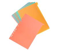 MAGICLULU 31 Sheets A4 Binder Divider Plastic Page Divider Pp Material with Tabs Adds Organization Not Easy to Deform Or Break for Notebooks and Diaries for Students and Office Workers