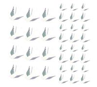 MAGICLULU 36pcs Swallow Wall Decors 3D Effect Paper Metal Texture Silver Wall Art Decor with Traceless Dots Sticker, Delicate Realistic Style for Home Decorations and Office