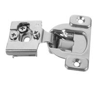 MAGICLULU 3D Adjustable Soft Close Cabinet Door Hinges Black Metal Kitchen Cabinet Hinges with Damping Function for Cupboard Doors 1/2 Inch Short Arm