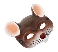 MAGICLULU 3d Mouse Mask Party Accessory Carnival Halloween Mask Cospaly for Kids Adults Brown