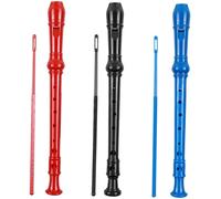 MAGICLULU 3pcs Abs 8-hole Student Recorder Set with Cloth Bag, German Fingering Clarinet for Children Beginner Practice, Portable Musical Wind Instrument for Boys and Girls Music Learning