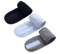 MAGICLULU 3pcs Adjustable Hair Bands for Women, Polyester Ant Cloth Material, Comfortable to Wear and Protect Hair from Wet, for Doing Spa Facials and Exercising