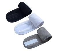 MAGICLULU 3pcs Adjustable Hairbands for Women, Breathable Polyester Ant Cloth Headbands to Protect Hair from Wet, for Face Washing and Doing Yoga