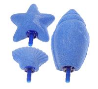 MAGICLULU 3pcs Aquarium Air Stones Sea Star Sea Snail and Shell Shape Bubble Diffuser for Fish Tanks Easy Installation Air Pump Accessories for Ornamental Fish and Aquatic Decor
